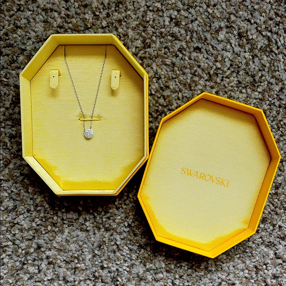 Swarovski Silver Necklace with Crystal Pendant